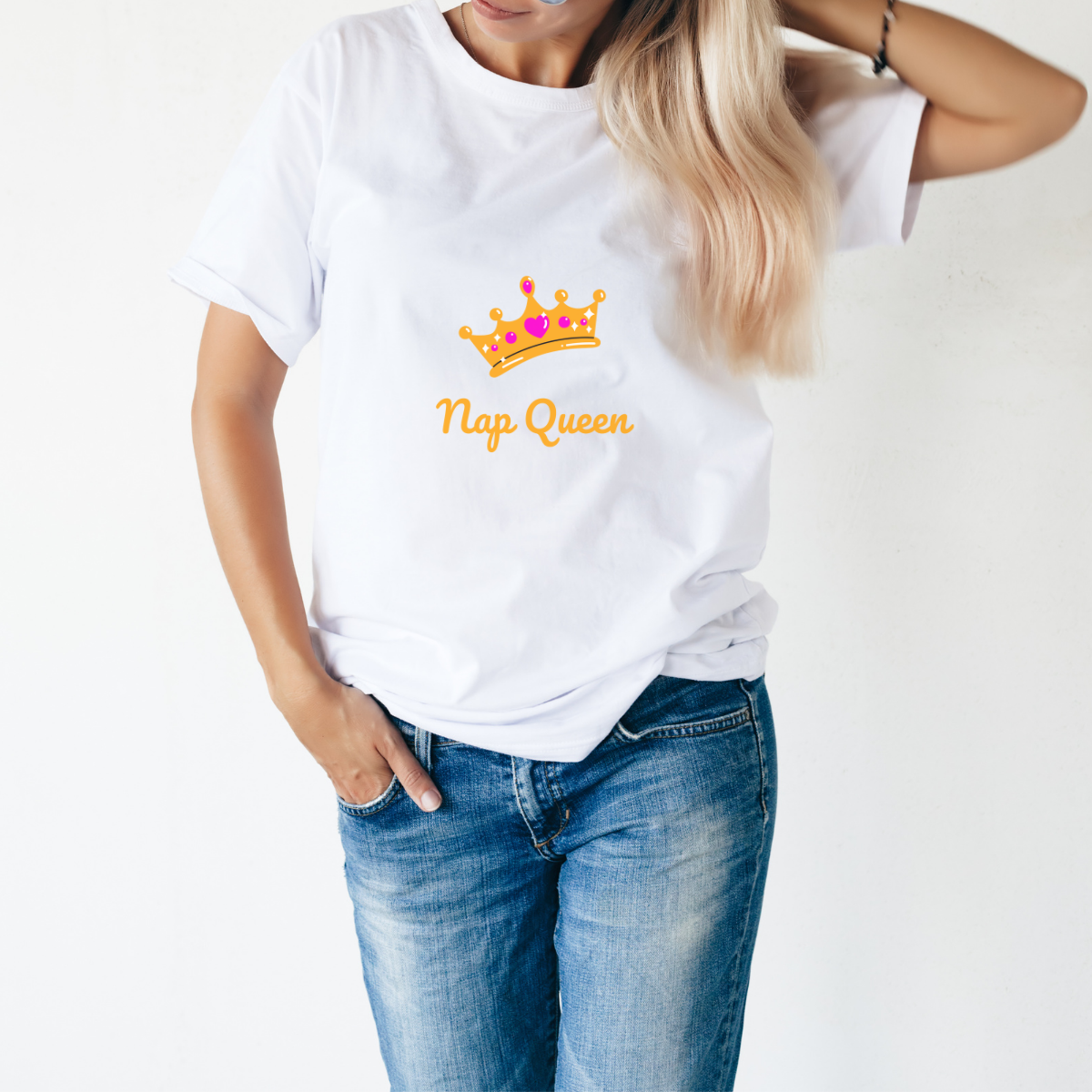 Playera Nap Queen Humor Femenino CDMX