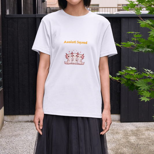 Playera Axolotl Squad Eco Humor Mexicano CDMX