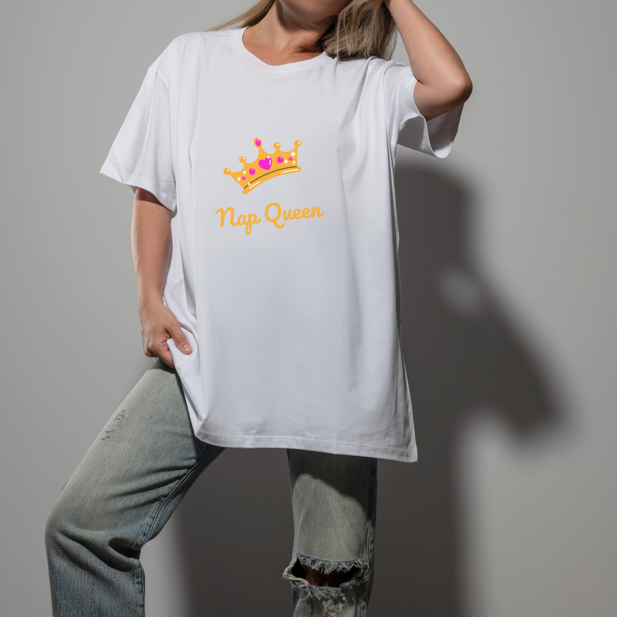 Playera Nap Queen Humor Femenino CDMX