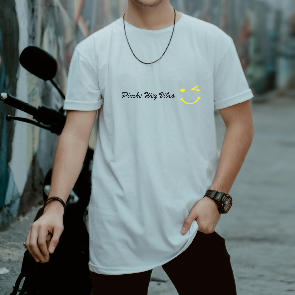 Playera Pinche Wey Vibes Humor Chilango CDMX